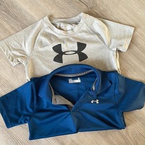 2 boys 3T Under Armour shirts